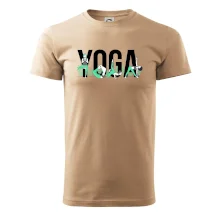 Yoga nápis barevný Yoga nápis barevný