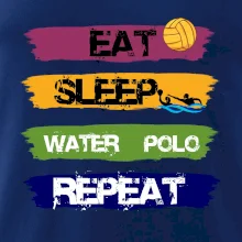 Eat sleep watter polo barevné