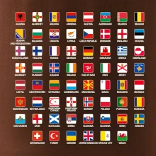 Vlajky států - Evropa