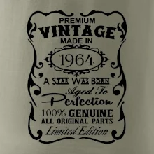 Vintage Etiketa - 1964