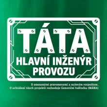 Táta hlavní inženýr provozu