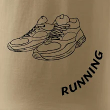 Running nápis šikmo
