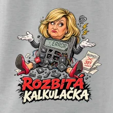 Alenka - rozbitá kalkulačka
