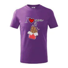 I love you and chocolate