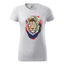 Hlava lva kreslená jednoduchá