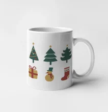 Vánoční sada - stromky a dárky