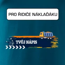 Stavba - vlastní nápis - náklaďák