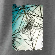 Barevné nebe - stožáry vysokého napětí