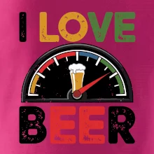 I love beer - palivoměr