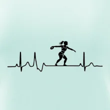 EKG hod diskem