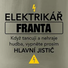 Jméno - Elektrikář - hlavní jistič