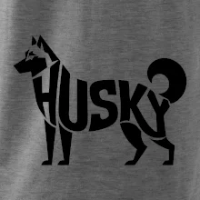 Husky nápis v těle