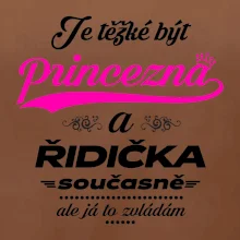 Je těžké být princezna - řidička Je těžké být princezna - řidička