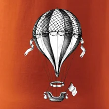 Horkovzdušný balón  kreslený