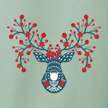 Folklor - jelen s červenými plody