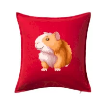 Morče - kreslené, bílo oranžové