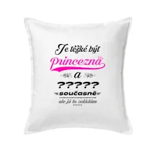 Je těžké být princezna - vlastní nápis