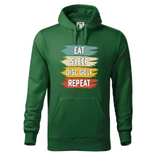 Disc Golf eat sleep barevné