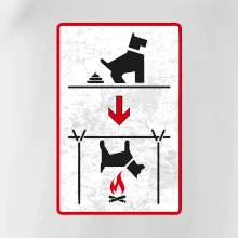 Tričko pro odpůrce sraní na chodníku