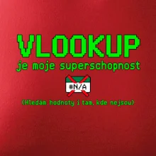 Vlookup moje superschopnost