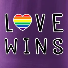 Love wins nápis