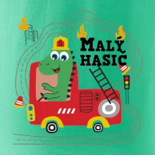 Malý hasič - auto a dinosaurus