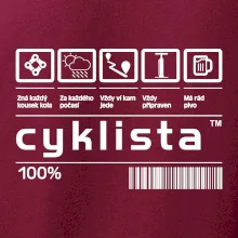 Čárový kód - Cyklista