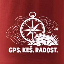 Kompas s krabičkou GPS keš radost