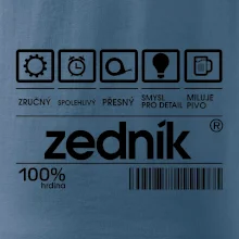 Čárový kód zedník Čárový kód zedník