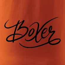 Boxer - nápis okrasný
