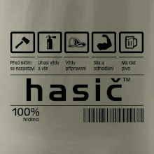 Čárový kód - Hasič
