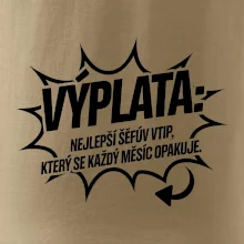 Výplata nejlepší šéfův vtip, který se každý měsíc opakuje