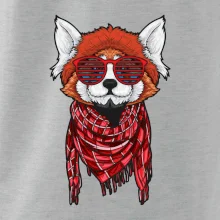 Červená panda hipster