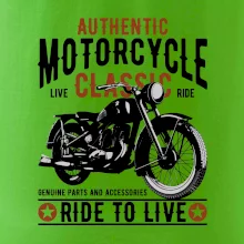 Authentic classic ride to live