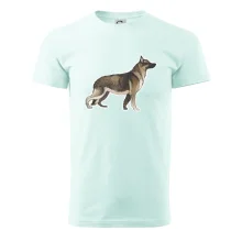 Německý ovčák - hnědý kreslený