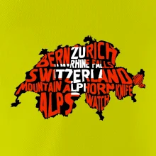 Mapy - názvy měst - Švýcarsko