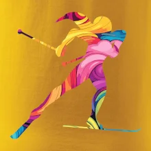 Barevná běžkařka