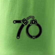 Narozeninové tričko pro policajta - pouta 70