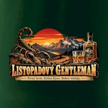 Listopadový gentleman whisky a horský západ slunce