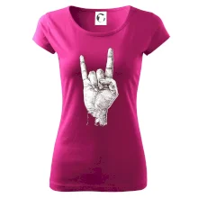 Rocková ruka kreslená