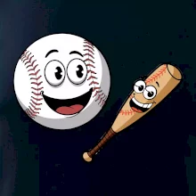 Parové triko - baseballová pálka a míček