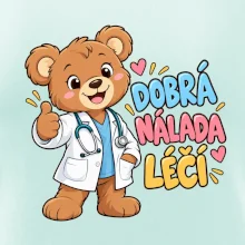 Dobrá nálada léčí - medvídek doktor s palcem nahoru
