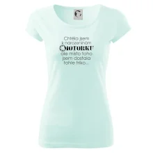 Chtěla jsem dostat motorku - narozeniny