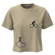 Mapa ČR + kolo na prsu