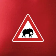 Dopravní značka - Pozor slon