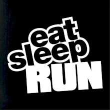 Eat sleep run velké