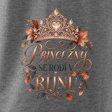 Princezny se rodí v říjnu - královská koruna