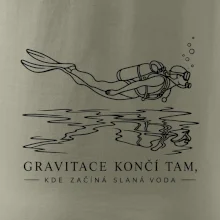 Gravitace končí ve slané vodě