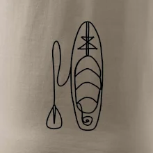 Paddleboard jedním tahem