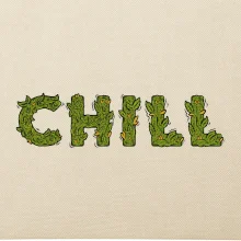 Konopí nápis chill